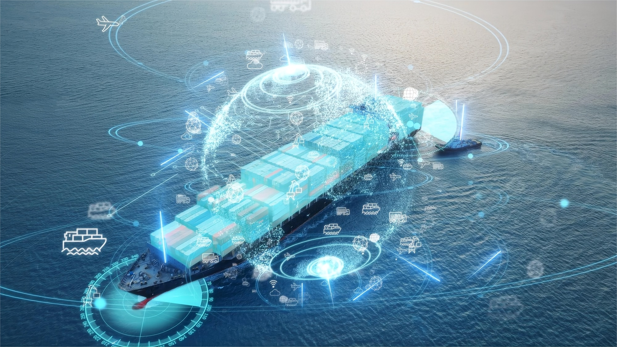 Logistics professional managing cargo documentation