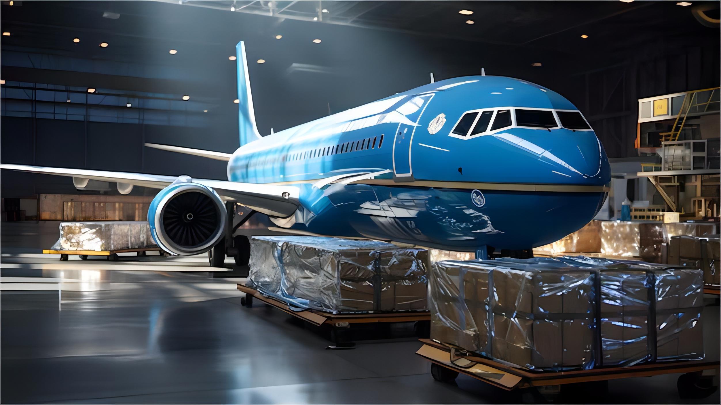 Global express shipping routes from China to Germany