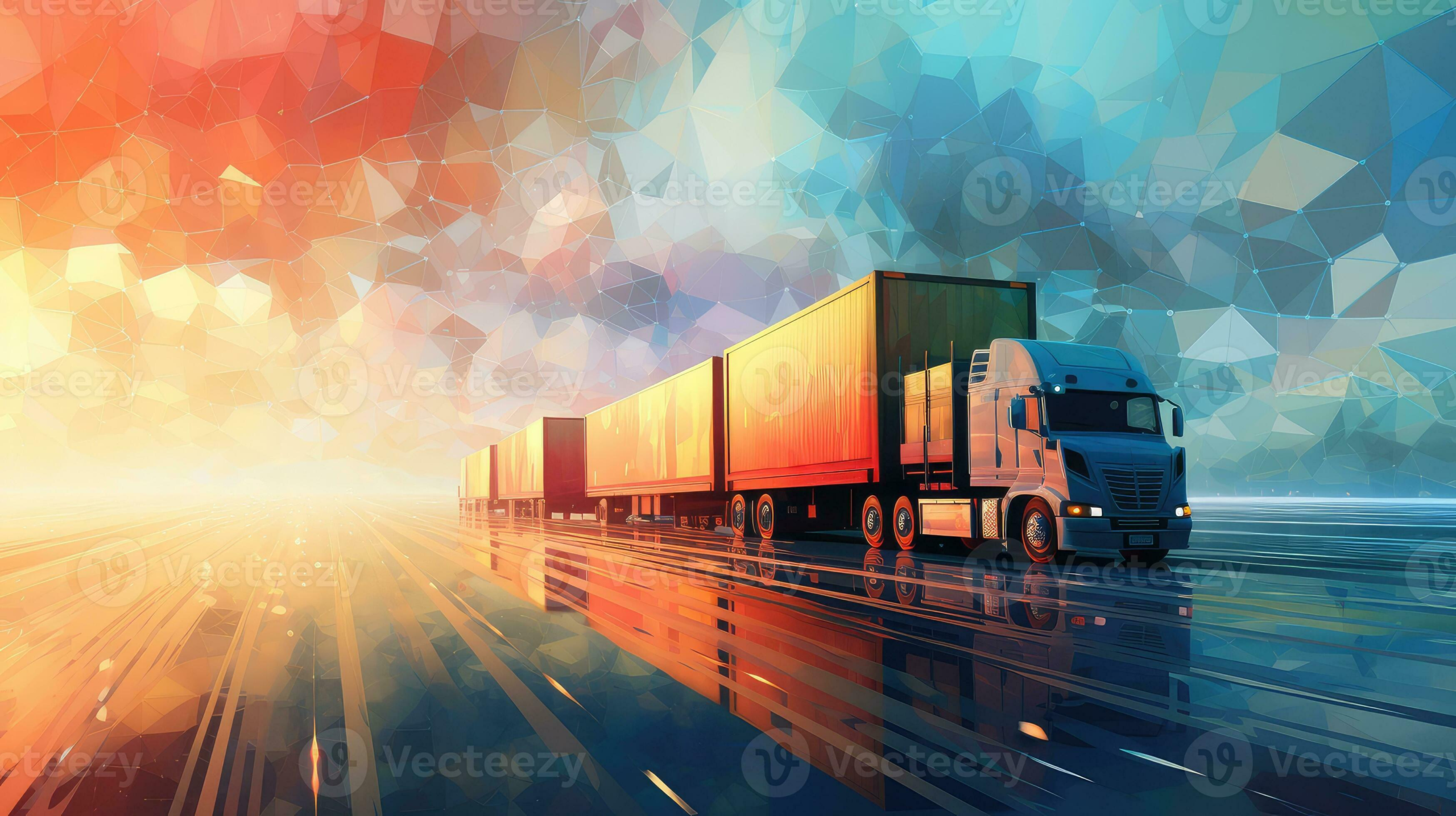 Warehouse workers consolidating LCL cargo for international shipment