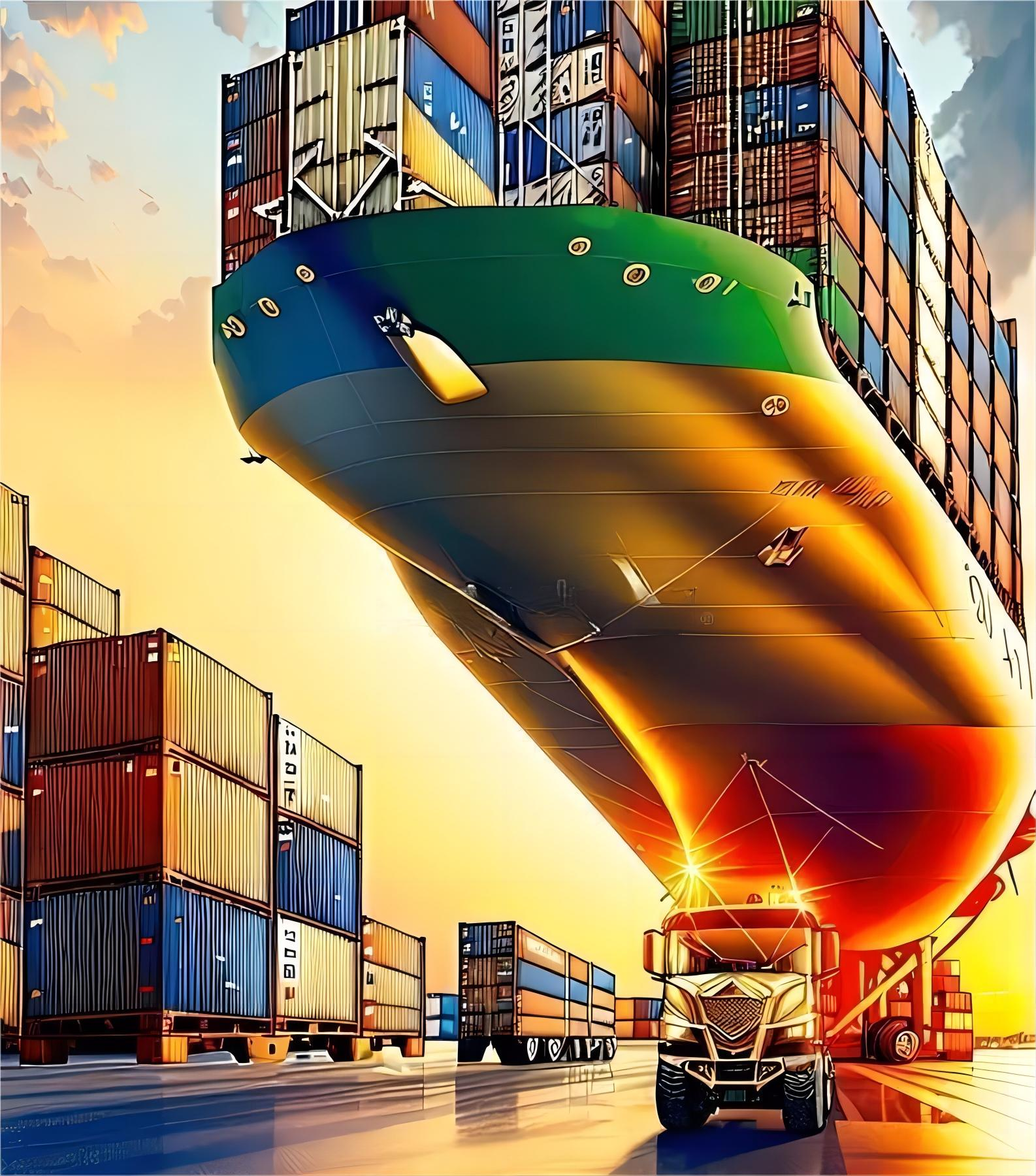 A modern logistics warehouse using local warehousing solutions