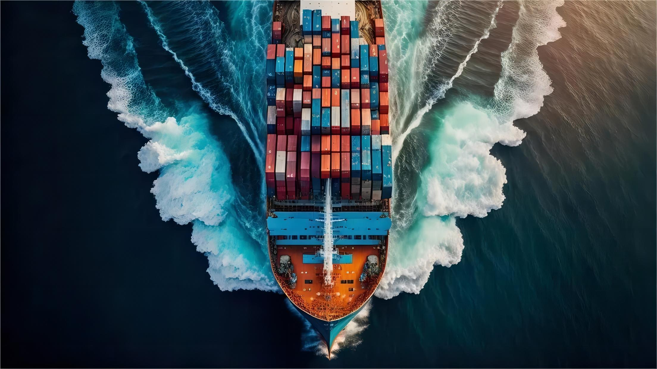 Modern cargo ship entering an Australian port in 2026