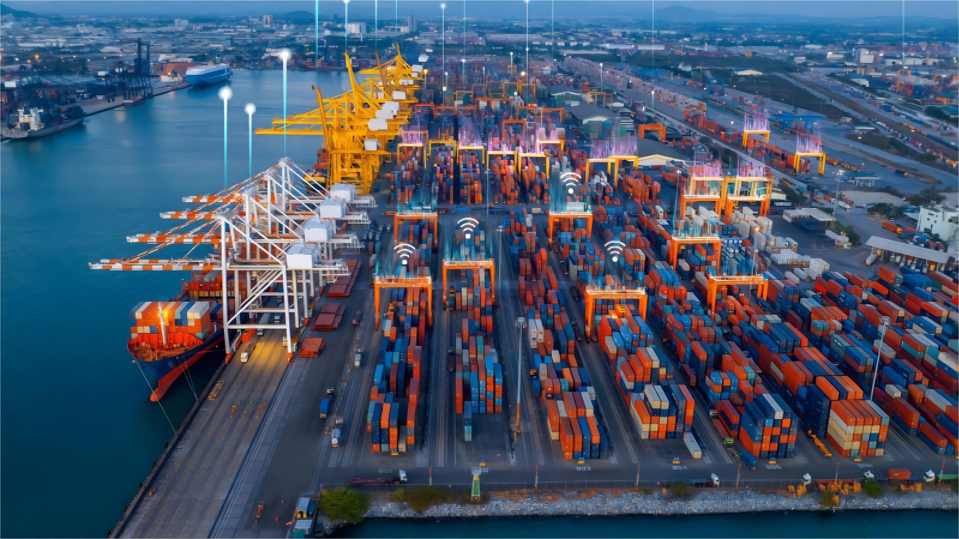 Logistics manager reviewing shipping documents for New Zealand customs