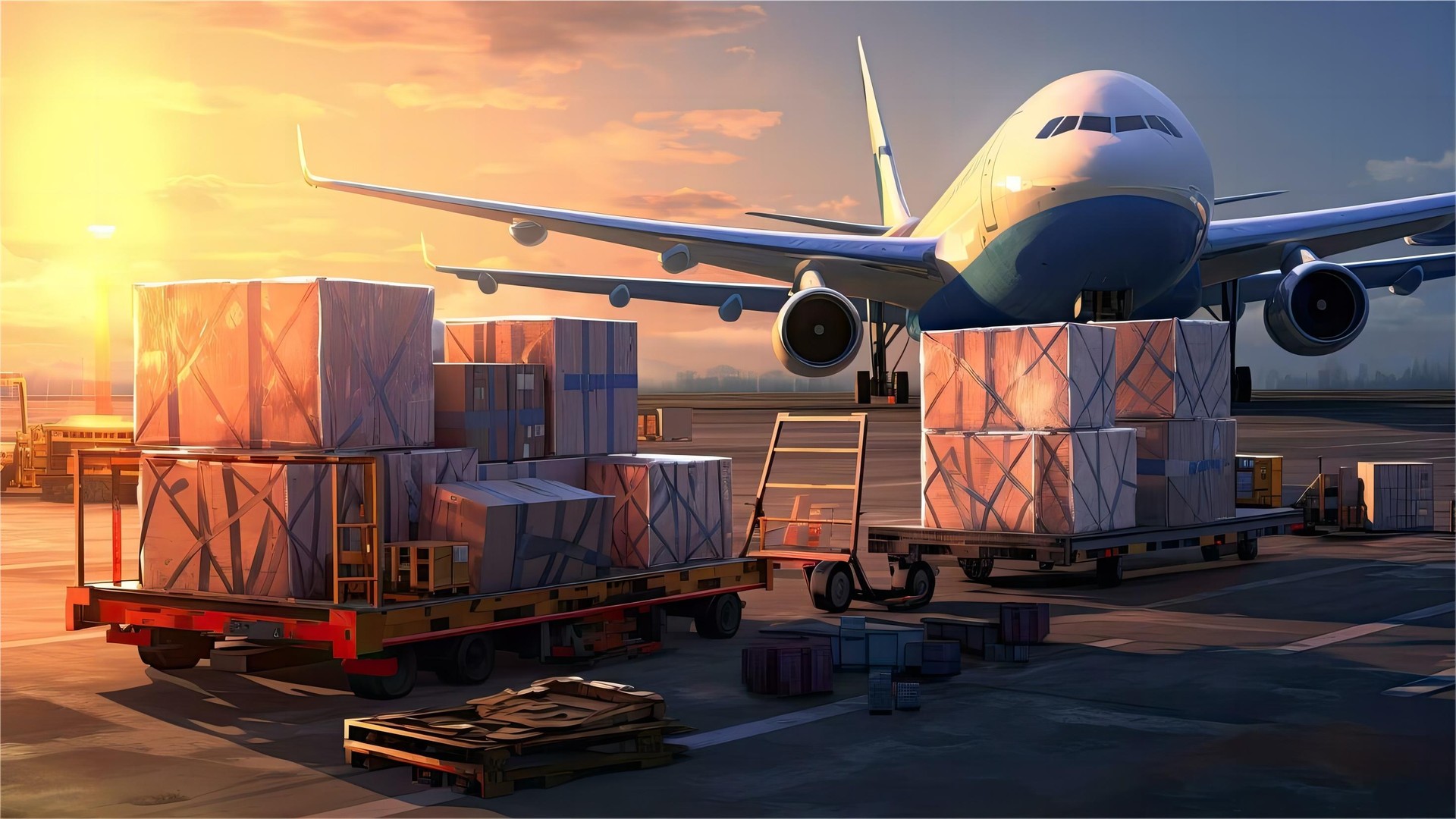 Professional logistics team managing freight from China to Fiji