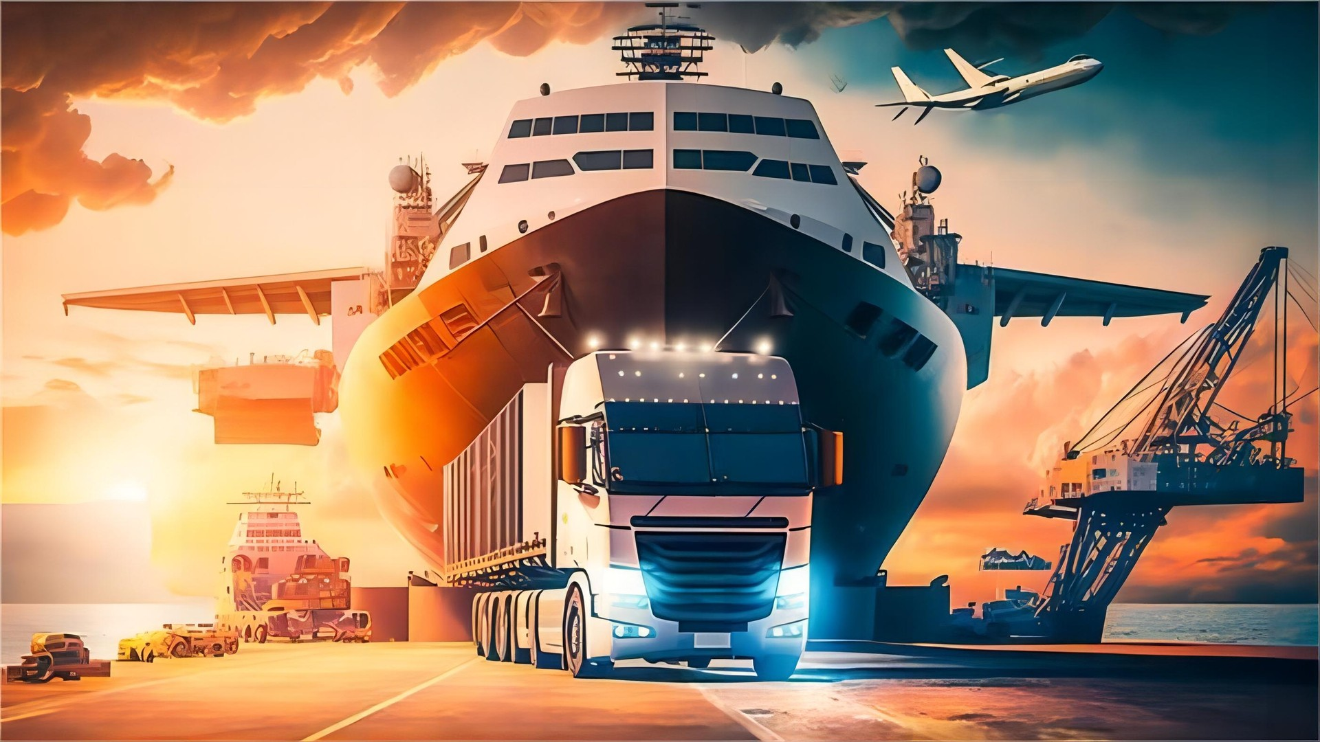 Logistics warehouse handling Fiji bound cargo