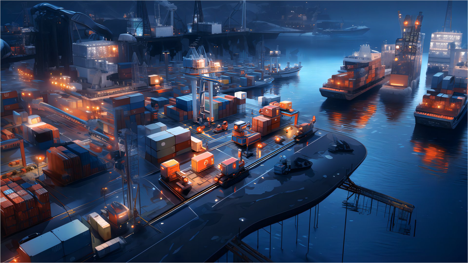 Comparison of sea and air freight transport modes